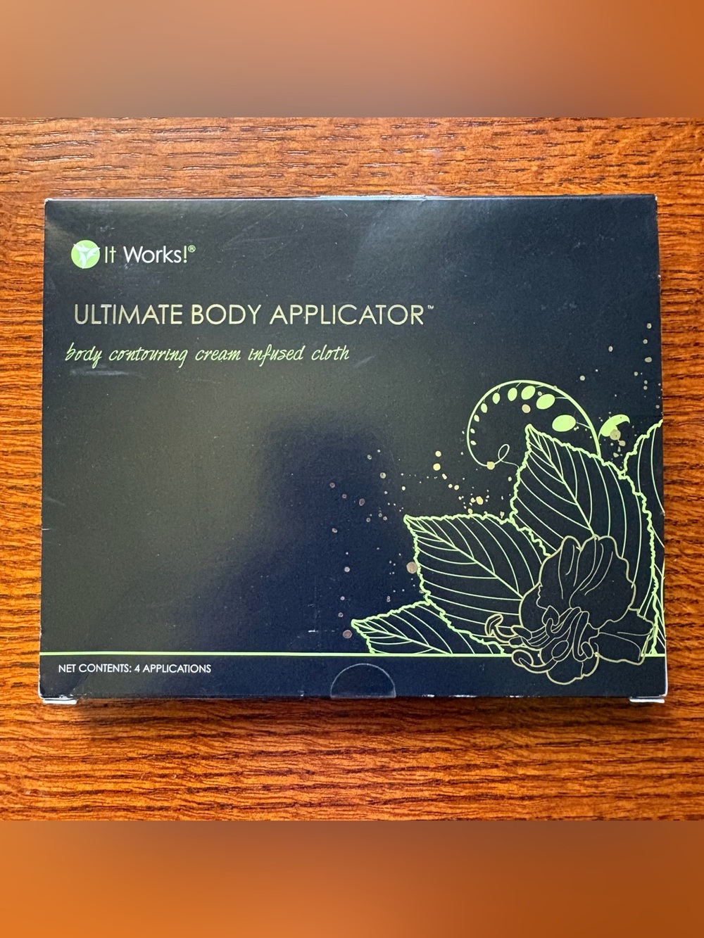 It Works! 4ct Ultimate Body Applicator Body Contour Cream Infused Cloth NEW